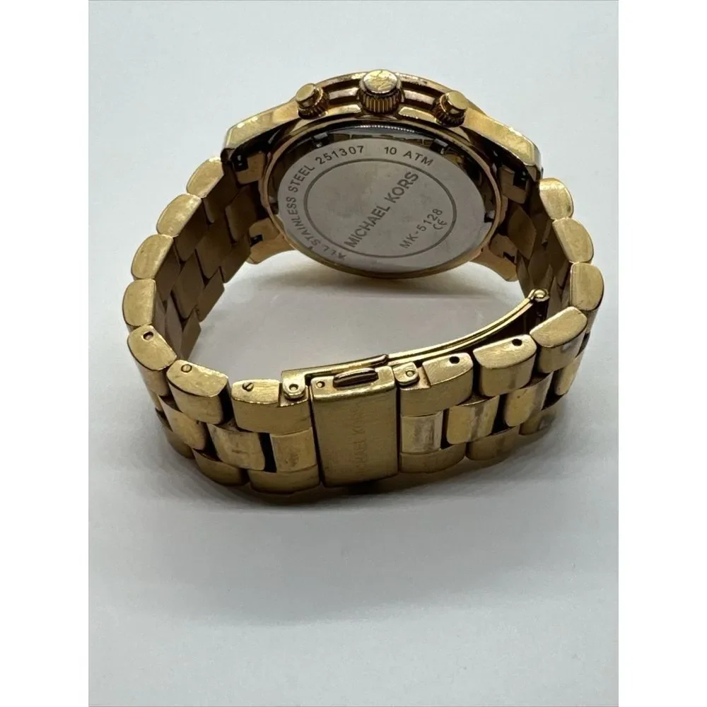 Michael Kors Runway MK5128 Women Stainless Steel Analog Dial Quartz Watch JNA860